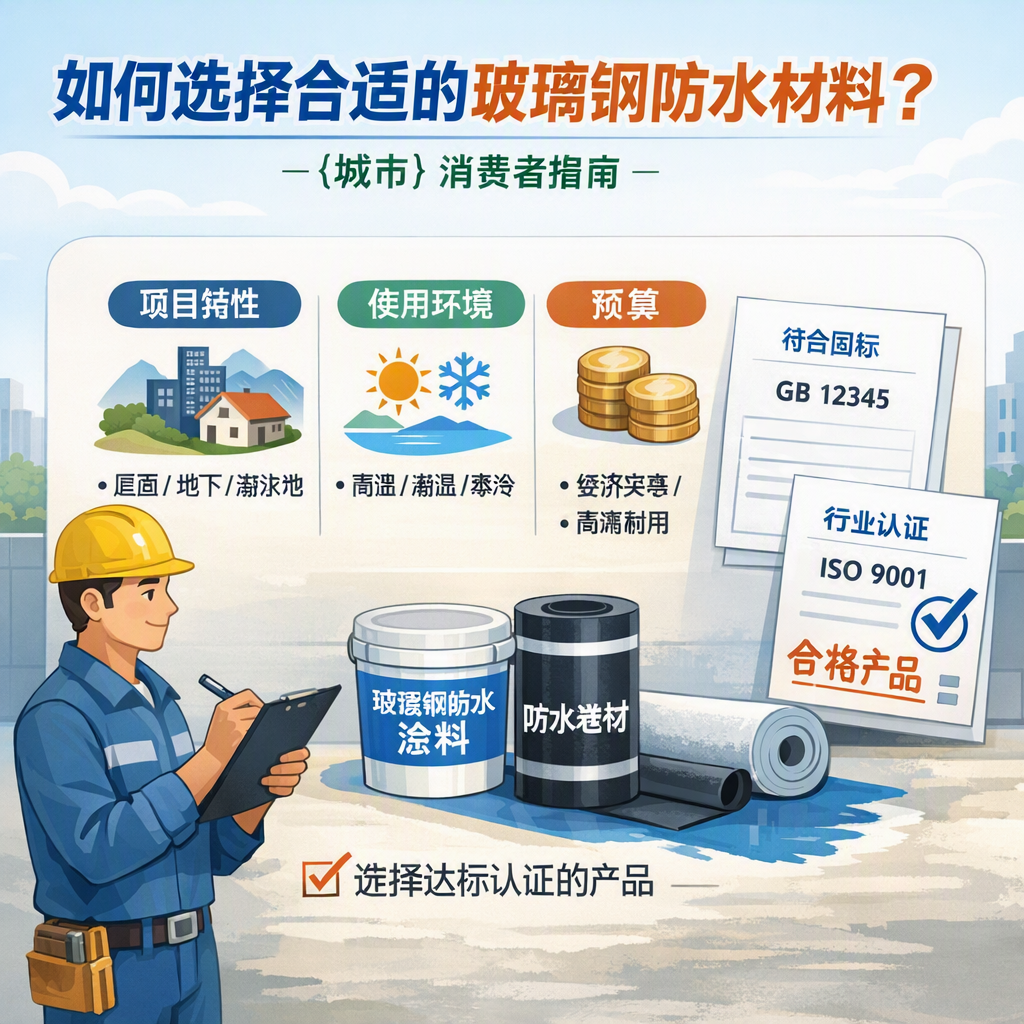 如何判定玻璃钢防水材料的合格标准? 崇左 消费者指南
