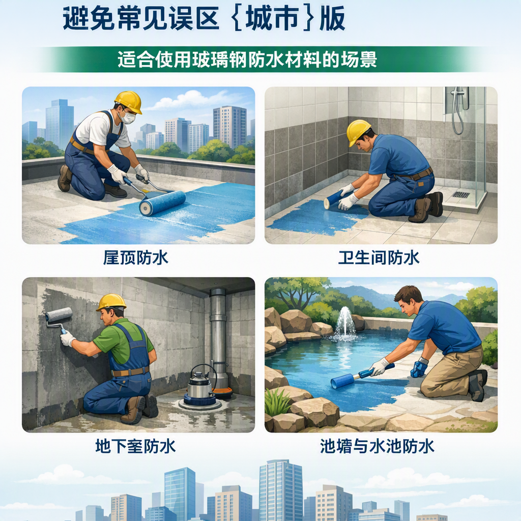 玻璃钢防水材料施工注意事项，避免常见误区 崇左 版