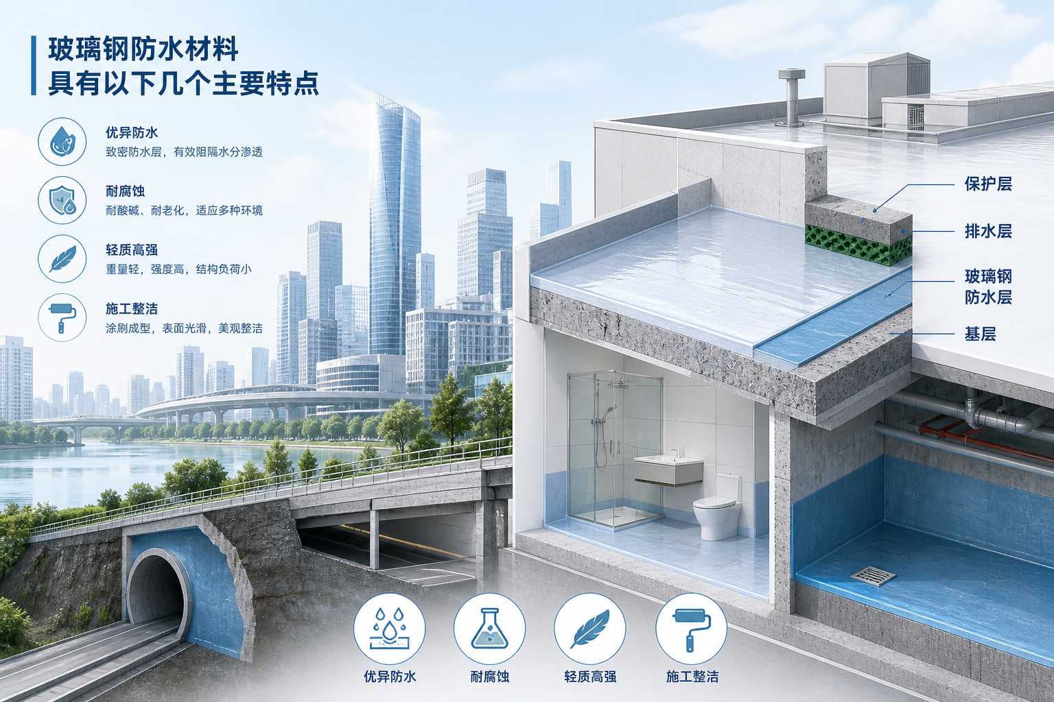 2023年玻璃钢防水材料市场趋势分析，关注 崇左 发展