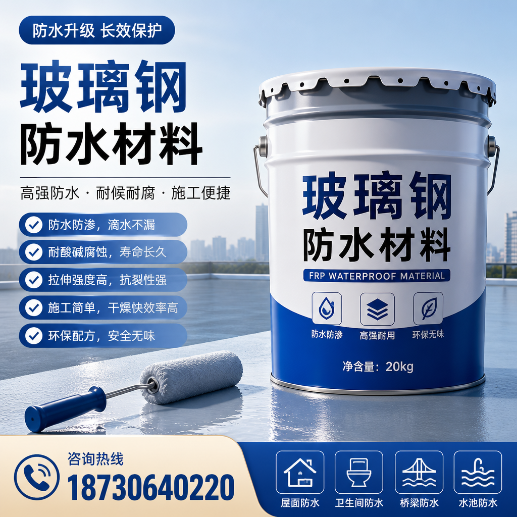 专家解析：玻璃钢防水材料的市场前景分析在 崇左