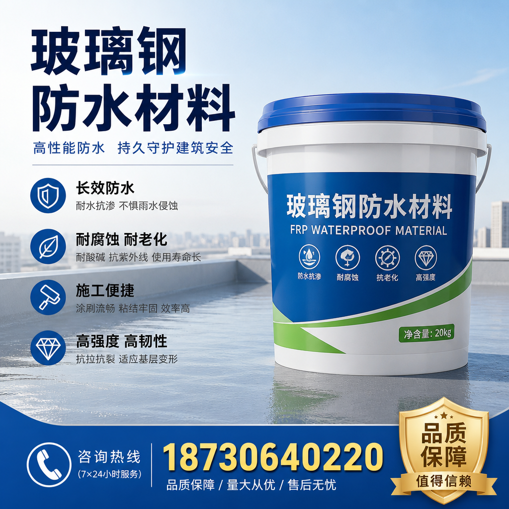专家解析：玻璃钢防水材料的市场前景分析在 崇左